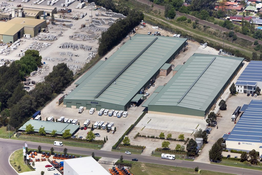 Avida Factory Aerial Photo