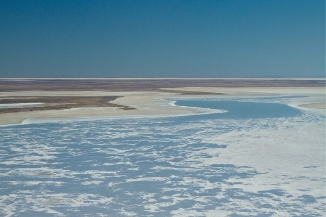 Eyre - lowest point in Australia