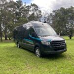 Diversion Campervan Drivers Side Decals - Aqua Burst