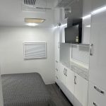 Longreach C9836SL bedroom storage and entertainment area
